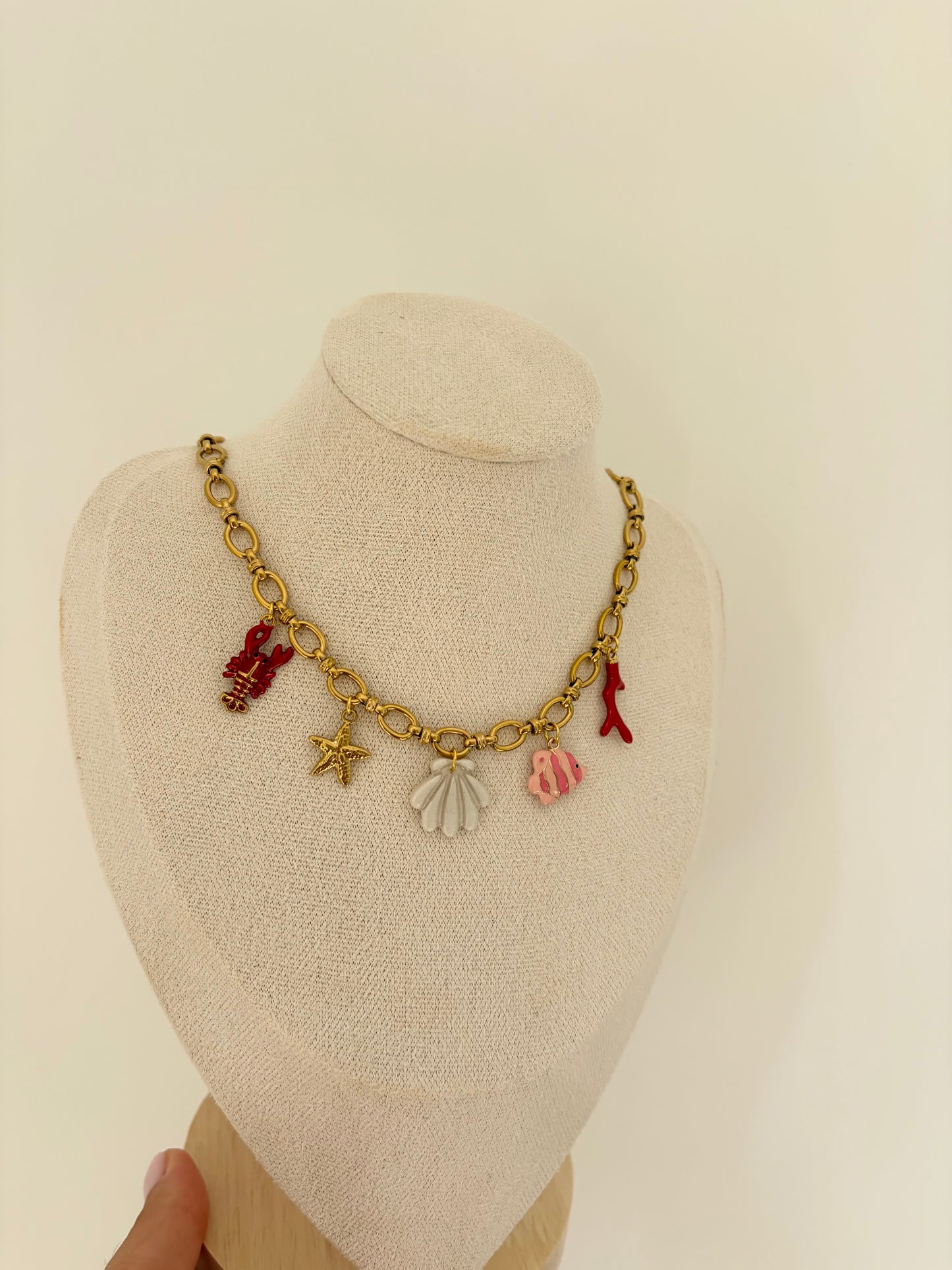 Collier Charms coquillages 🐚