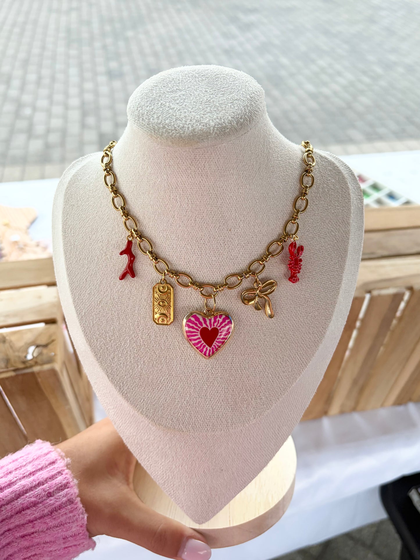 Collier Charms love đź©·