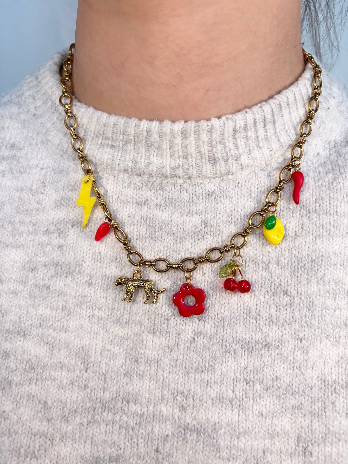 Collier charms Alizée 🍒