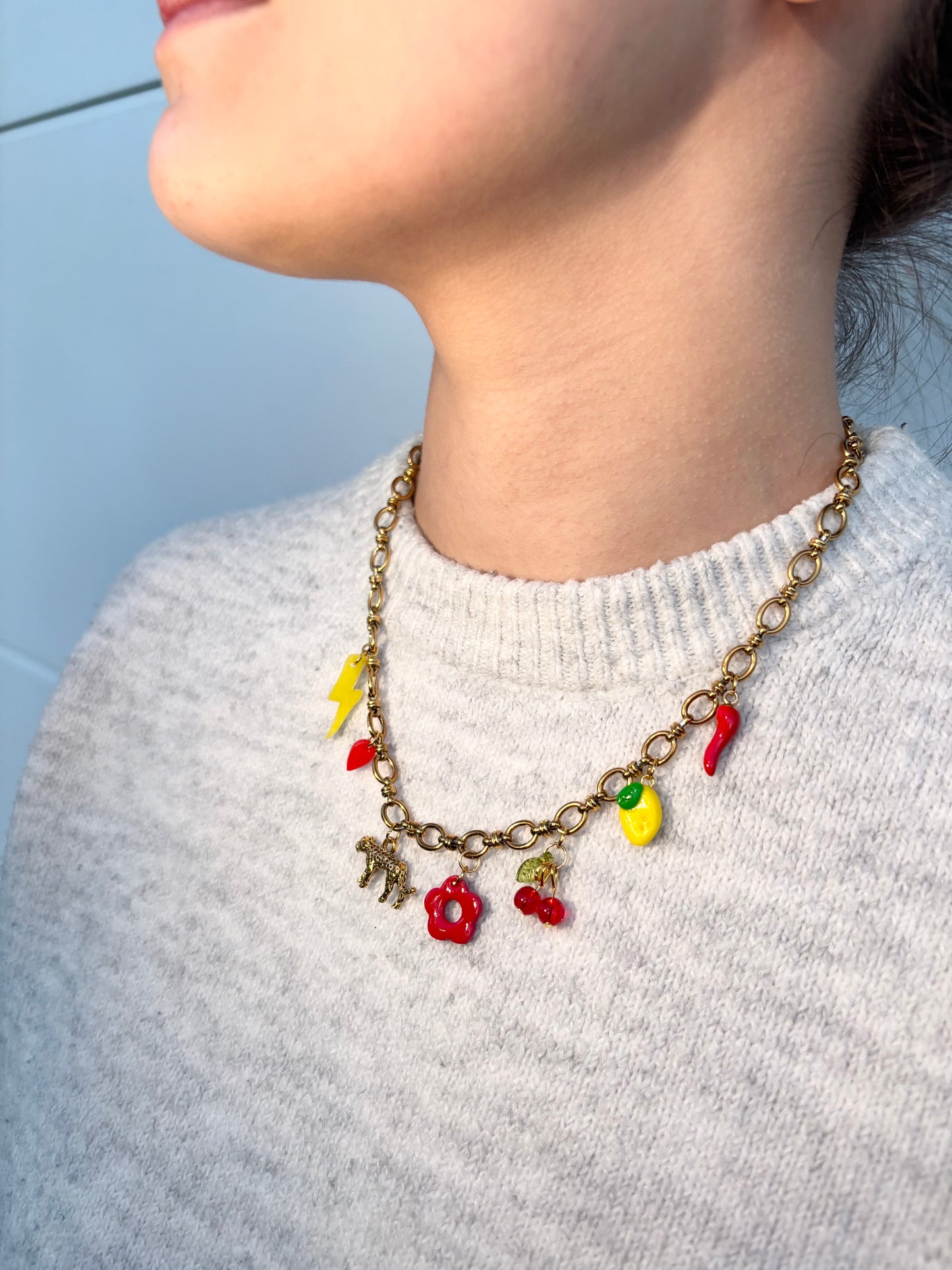 Collier charms Alizée 🍒